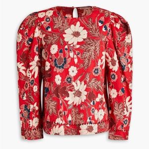 Ulla Johnson Terese floral print blouse - 0